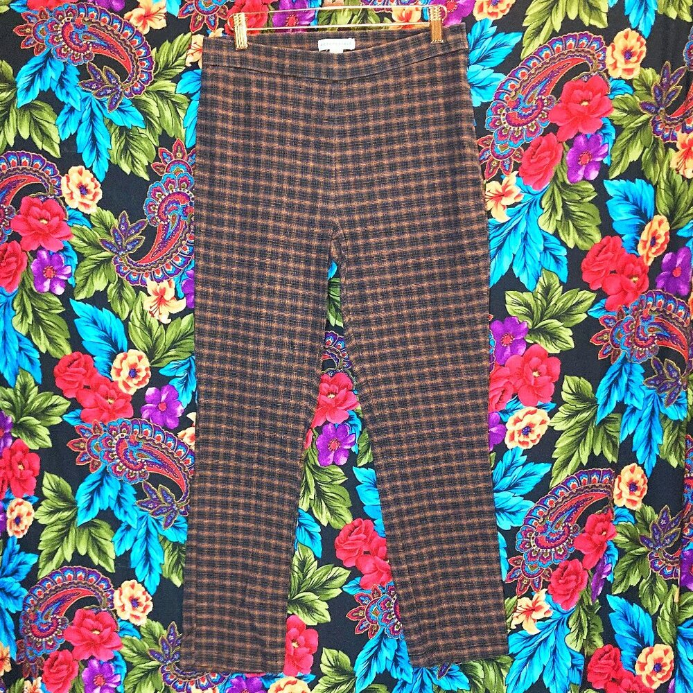 WOMEN'S AEROPOSTALE PANTS PLAID TROUSERS WOMENS SIZE MEDIUM WAIST 27 "